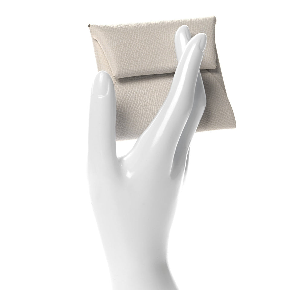 Hermes Epsom Bastia Coin Purse Mushroom
