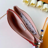 Louis Vuitton Monogram Giant Double zip pochette