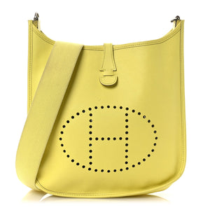 Hermes Epsom Evelyne III PM Lime