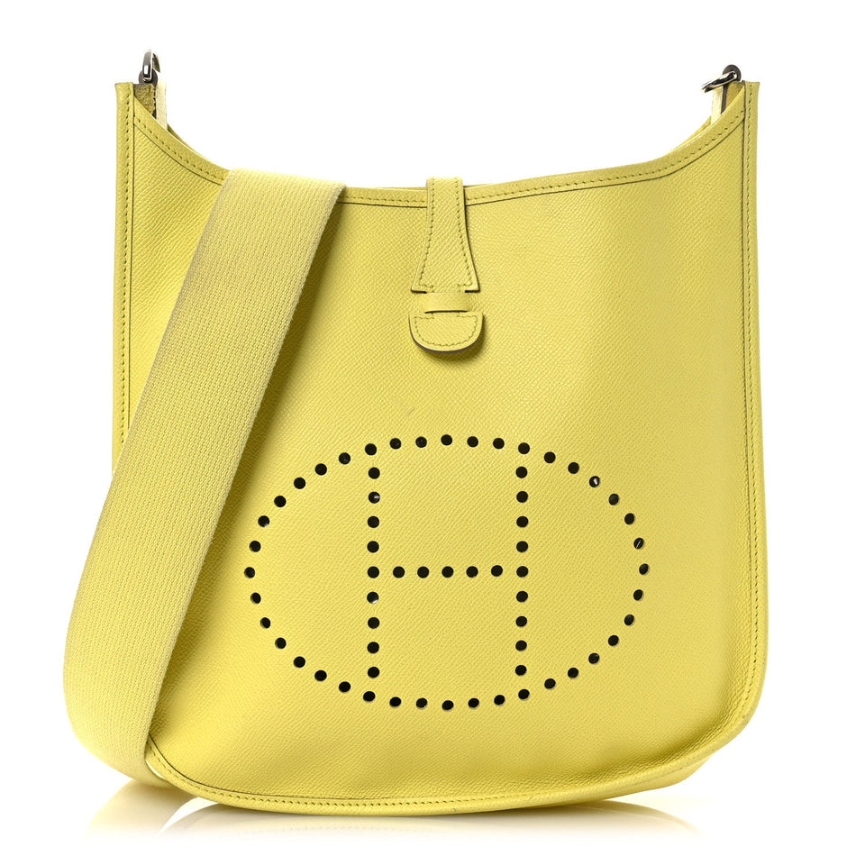 Hermes Epsom Evelyne III PM Lime
