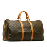 Louis Vuitton Monogram Boston Bag PVC/Leather Brown