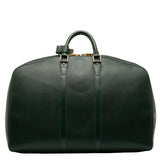 Louis Vuitton Taiga Boston Bag Travel Bag Leather Dark Green