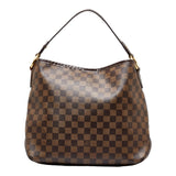 Louis Vuitton Damier Full-PM Shoulder Bag Brown PVC Leather Louis Vuitton