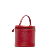 Louis Vuitton Epi Cannes Handbag Vanity Bag Castilian Red
