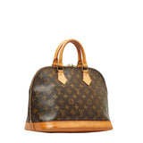 Louis Vuitton Monogram Alma PM Handbag Brown