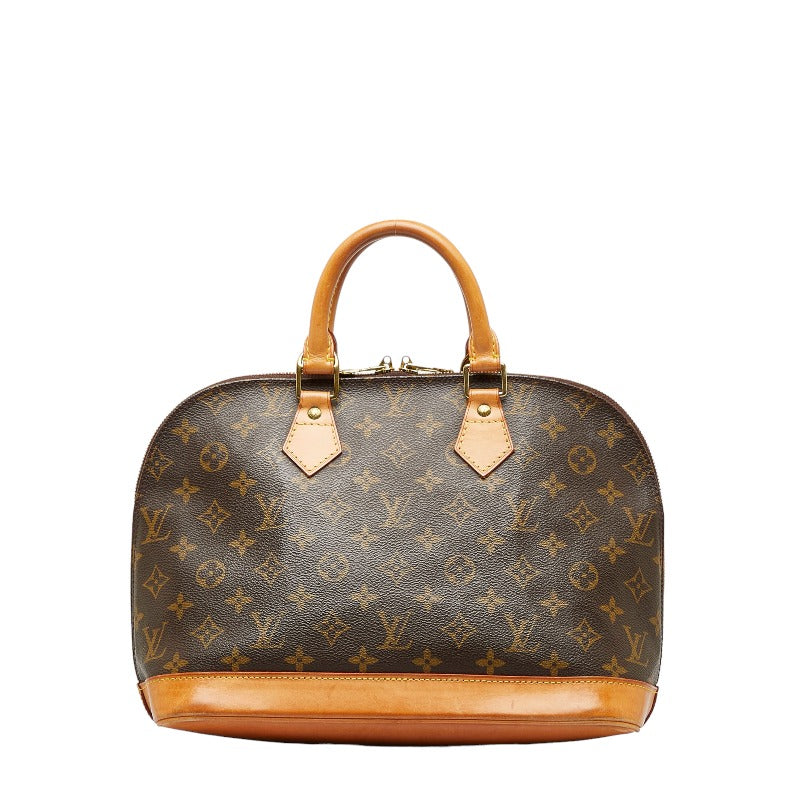 Louis Vuitton Monogram Alma PM Handbag Brown