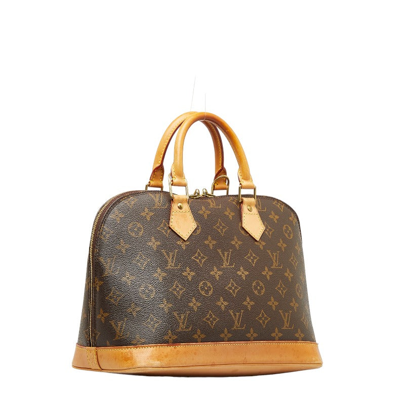 Louis Vuitton Monogram Alma PM Handbag Brown