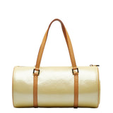 Louis Vuitton Monogram Verni Bedford Handbag Perle White
