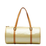 Louis Vuitton Monogram Verni Bedford Handbag Perle White