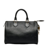 Louis Vuitton Epi Handbag Mini Boston Bag Noir