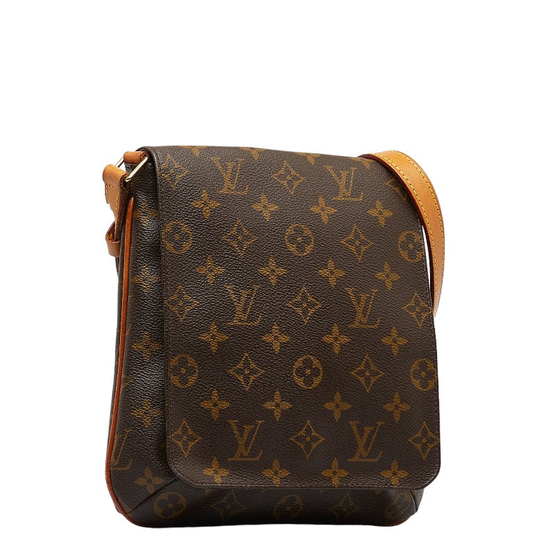 Louis Vuitton Monogram Salsa Short Shoulder Bag Brown PVC Leather Louis Vuitton