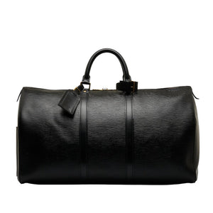 Louis Vuitton Epi Keepall 50 Boston Bag Travel Bag Noir