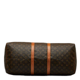 Louis Vuitton Monogram Keepall 55 Boston Bag Travel Bag Brown PVC Leather Louis Vuitton