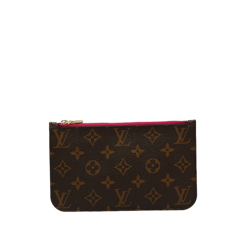 Louis Vuitton Monogram Neverfull PM Pouch Brown Tote