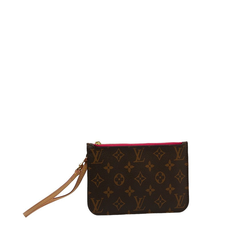 Louis Vuitton Monogram Neverfull PM Pouch Brown Tote