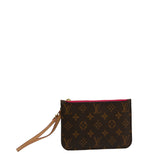 Louis Vuitton Monogram Neverfull PM Pouch Brown Tote