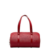 Louis Vuitton Epi Souffro Handbag Castilian Red
