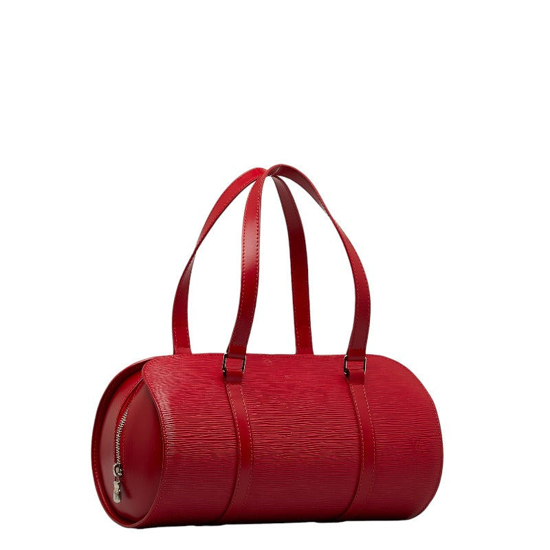 Louis Vuitton Epi Souffro Handbag Castilian Red
