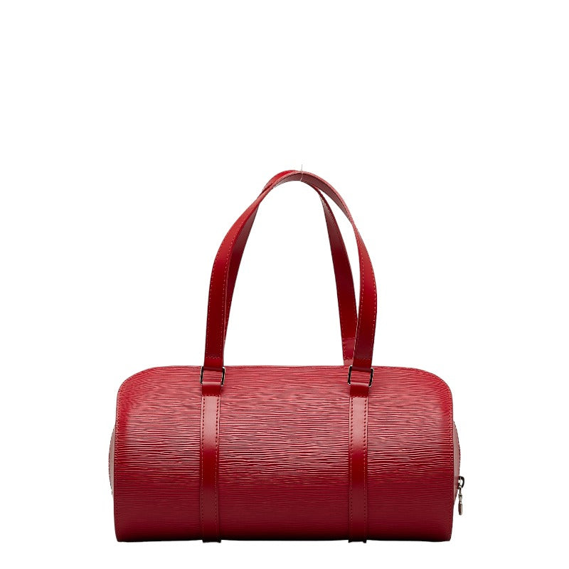 Louis Vuitton Epi Souffro Handbag Castilian Red