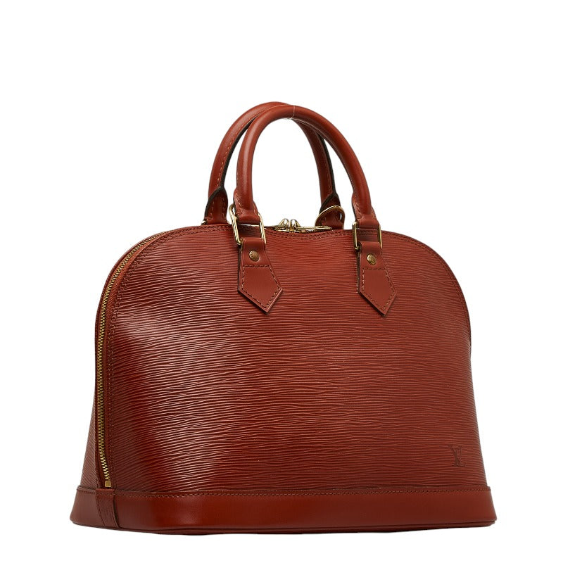 Louis Vuitton Brown Epi Alma Handbag