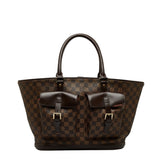 Louis Vuitton GM Handbag Brown PVC Leather Louis Vuitton