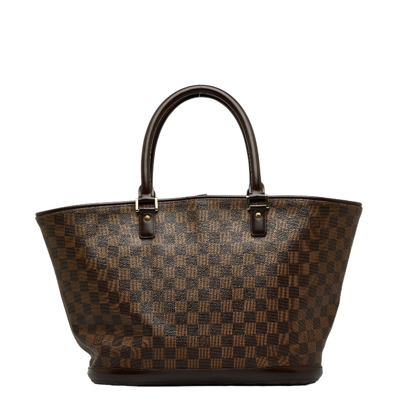 Louis Vuitton GM Handbag Brown PVC Leather Louis Vuitton