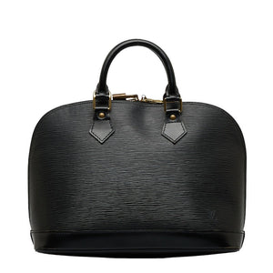 Louis Vuitton Epi Alma Handbag Noir Black Leather Louis Vuitton