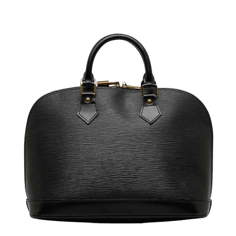 Louis Vuitton Epi Alma Handbag Noir Black Leather Louis Vuitton
