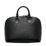 Louis Vuitton Epi Alma Handbag Noir Black Leather Louis Vuitton