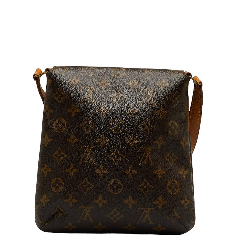 Louis Vuitton Monogram Mtte Salsa Long Shoulder Bag Brown PVC Leather Louis Vuitton