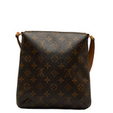 Louis Vuitton Monogram Mtte Salsa Long Shoulder Bag Brown PVC Leather Louis Vuitton