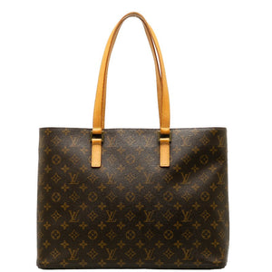 Louis Vuitton Monogram Luco Tote Bag Shoulder Bag Brown