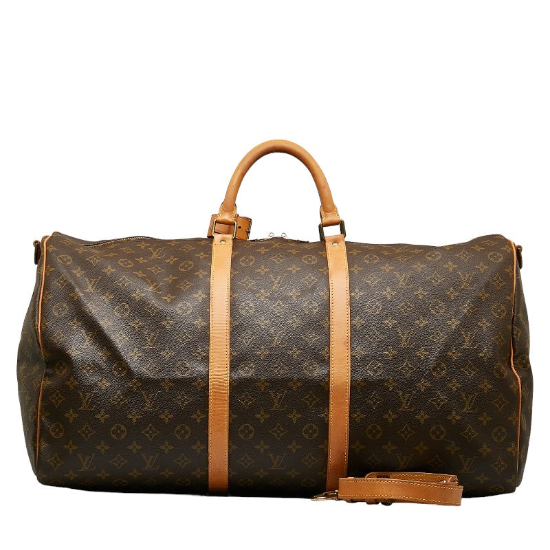 Louis Vuitton Monogram Keepall Bandolière 60 Boston Bag