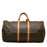 Louis Vuitton Monogram Keepall Bandolière 60 Boston Bag