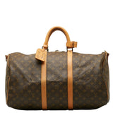 Louis Vuitton Monogram Keepall Bandolière 50 Boston Bag