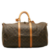 Louis Vuitton Monogram Keepall Bandolière 50 Boston Bag