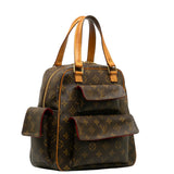 Louis Vuitton Monogram Exantery Cité Handbag Brown