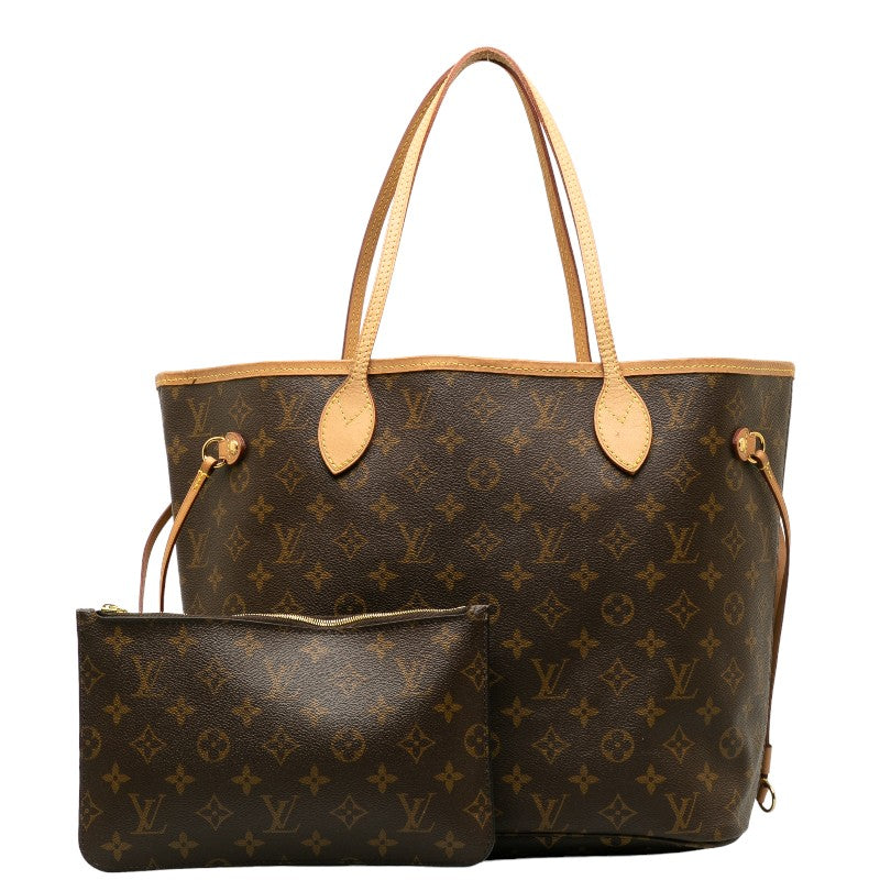 Louis Vuitton Monogram Neverfull MM Shoulder Bag Tote Bag