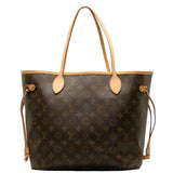 Louis Vuitton Monogram Neverfull MM Shoulder Bag Tote Bag