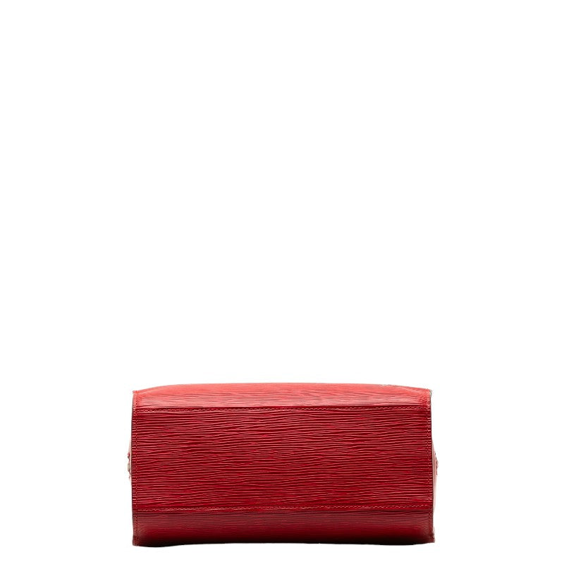 Louis Vuitton Epi Pont Neuf Handbag Castilian Red Leather