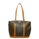 Louis Vuitton Monogram Babylon Tote Bag Brown