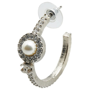 Chanel Coco Mark Rhinestone Earrings