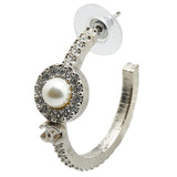 Chanel Coco Mark Rhinestone Earrings