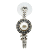Chanel Coco Mark Rhinestone Earrings