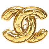 Chanel Coco Mark Matelasse Brooch