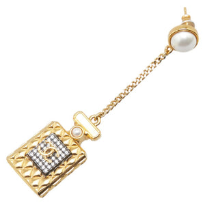 Chanel Coco Mark Perfume Bottle Earrings