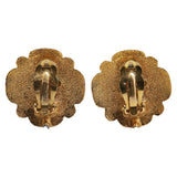 Chanel Flower Motif Earrings