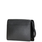Louis Vuitton Selenga Taiga Leather Clutch Bag