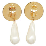 Chanel Round Clover Earrings
