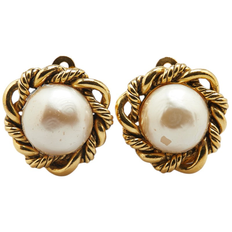 Chanel Vintage Pearl Earrings